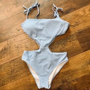 Abercrombie light blue swimsuit